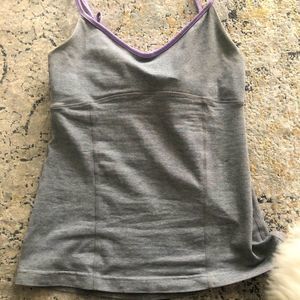 Lululemon tank with built in bra